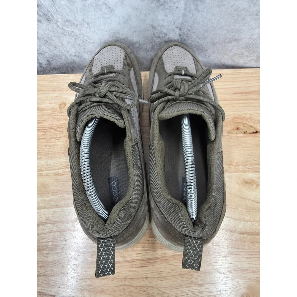 ECCO Exceed Sneakers Mens 9 - 9.5 Gray Nubuck Walking Casual Shoes 870074 56651